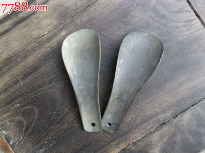 两个老铜鞋拔子-价格:100元-se28321646-铜杂件-零售-中国收藏热线